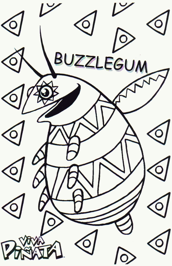 Kids-n-fun.com | 7 coloring pages of Viva Pinata